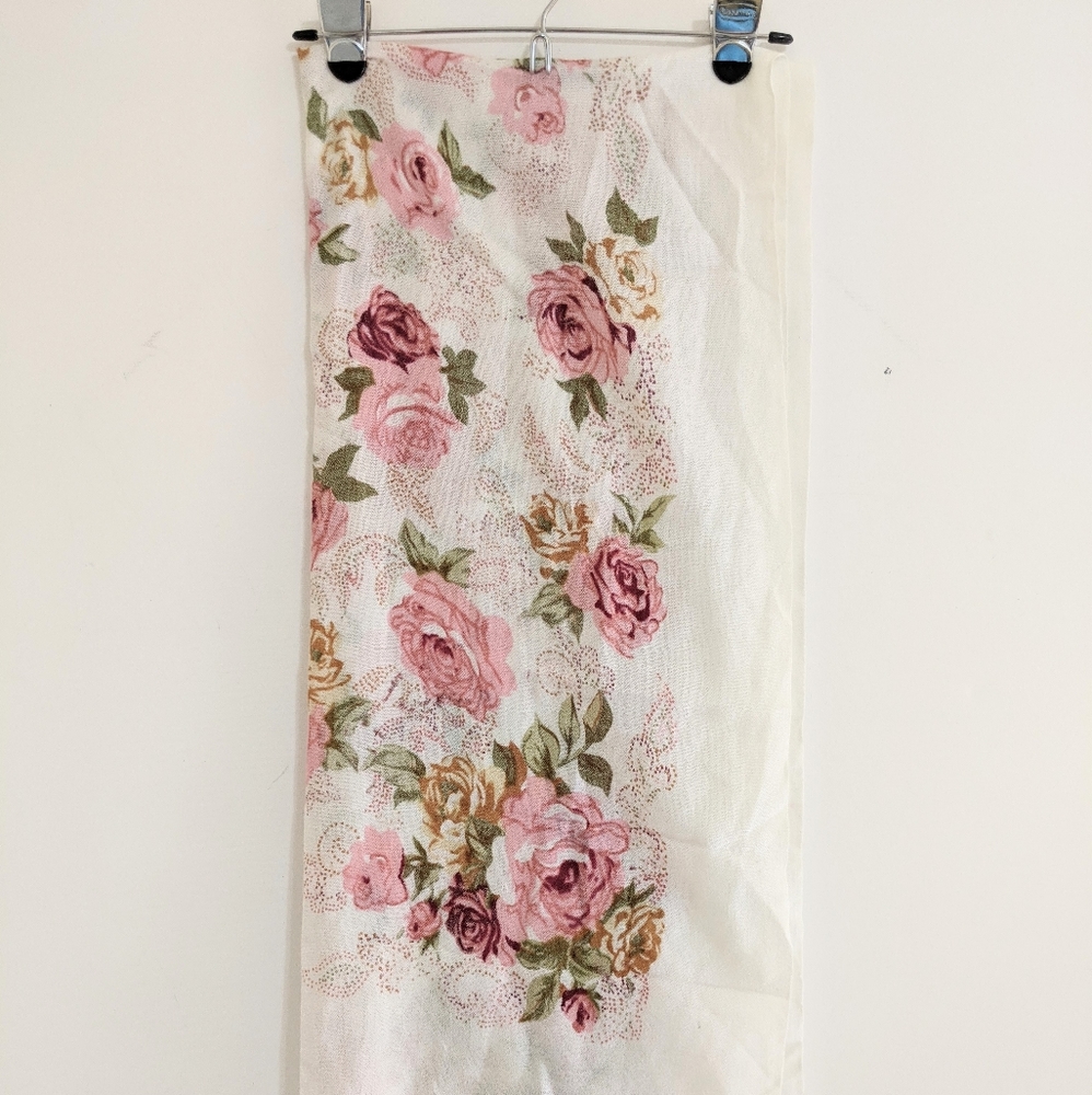 Soft rose pashmina scarf